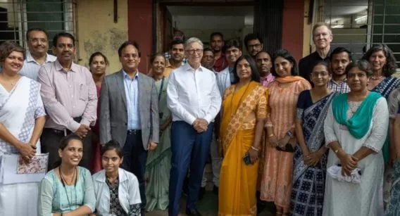Bill Gates Visits Maa Mangla Slum in Bhubaneswar, Odisha
